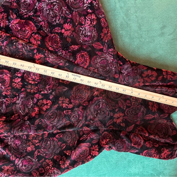 Rampage Floral Halter Mini Dress in Black and Pink Y2K size 7 - Picture 8 of 14